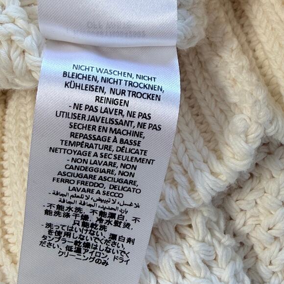 JW ANDERSON: Men's Cotton Patchwork Off-white Sweater - S - Picture 5 of 7